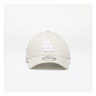 Baseball sapka New Era Los Angeles Dodgers MLB Side Patch 9FORTY Adjustable Cap Stone/ White