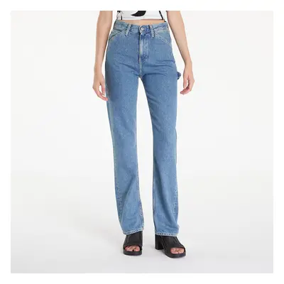 Nadrágok Calvin Klein Jeans High Rise Straight Denim Light