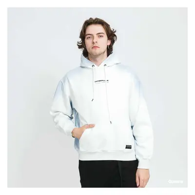 Pulóver CATERPILLAR Freeze Hoodie White/ Light Blue