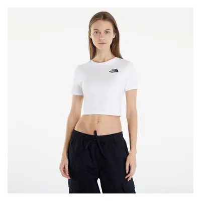 Póló The North Face Crop S/S Tee TNF White