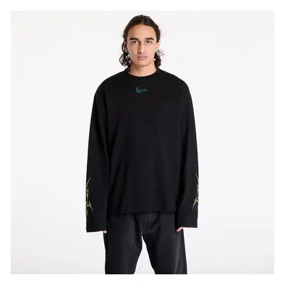 Póló Karl Kani Small Signature Tribal LongSleeve Black