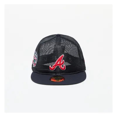 Baseball sapka New Era Atlanta Braves MLB Mesh Patch 59FIFTY Fitted Cap Navy