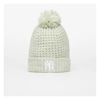 Kalap New Era New Era MLB Wmns Cosy Pom Beanie New York Yankees Blue Tint/ Optic White