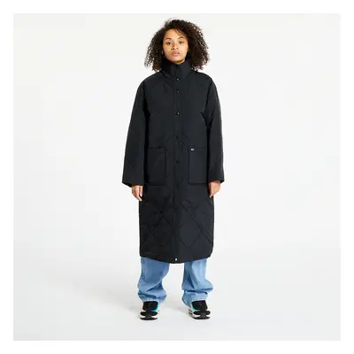 Kabát TOMMY JEANS Diamond Quilt Coat Black