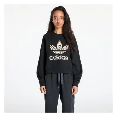 Pulóver adidas Leopard Sweatshirt Black