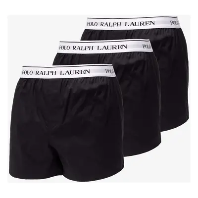 Polo Ralph Lauren Stretch Cotton Slim Fit Trunks 3-Pack Black