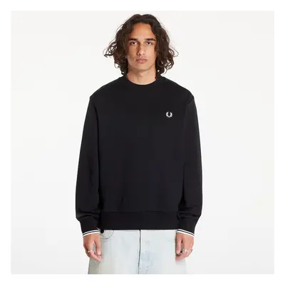 Pulóver FRED PERRY Crewneck Sweatshirt Black