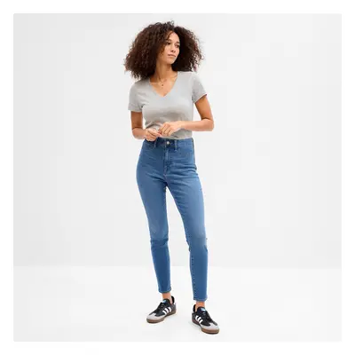 Nadrágok GAP Denim Pants Jegging - High Rise Medium Sun