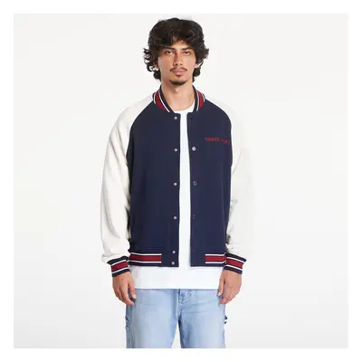 Kabát Tommy Jeans Relaxed Circle T Varsity Bomber Dark Night Navy