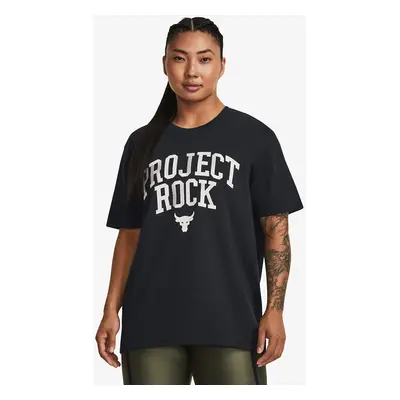 Póló Under Armour Project Rock Heavyweight Campus T-Shirt Black