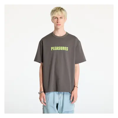 Póló PLEASURES Legal Reversible Heavyweight T-Shirt Charcoal/ Purple