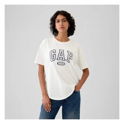 Póló GAP Shortsleeve Logo Tee New Off White