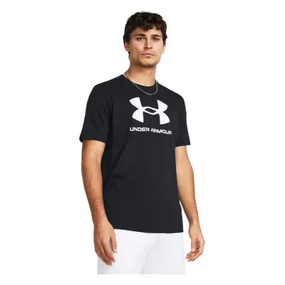 Póló Under Armour Sportstyle Logo Update Ss Black 001