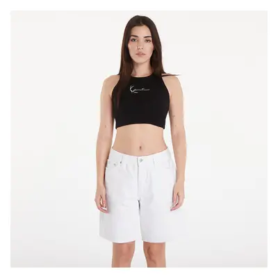 Top Karl Kani Small Signature Essential Racer Rib Top Black