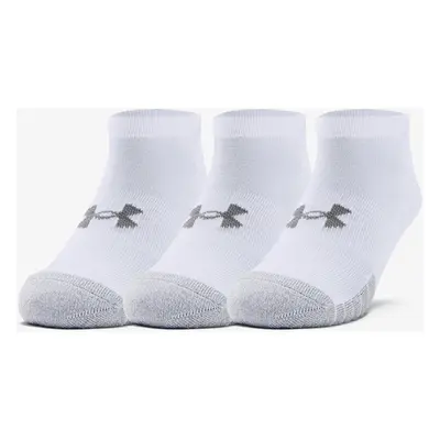 Under Armour Heatgear No Show Socks White