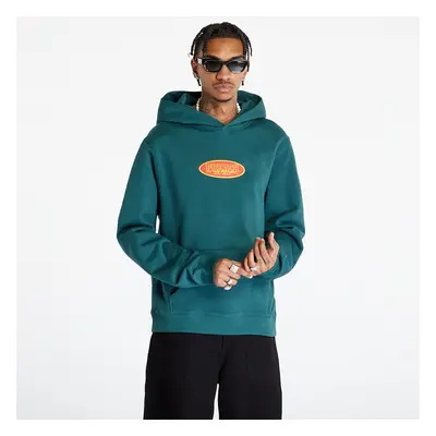 Pulóver PREACH Relaxed Oval Logo Hoody University Green