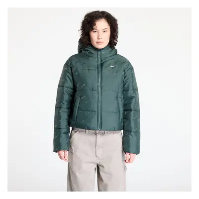 Kabát Nike Sportswear Classic Women's Loose Therma-FIT Puffer Jacket Vintage Green/ White