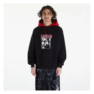 Pulóver Wasted Paris Hoodie Telly Wire Black/ Fire Red