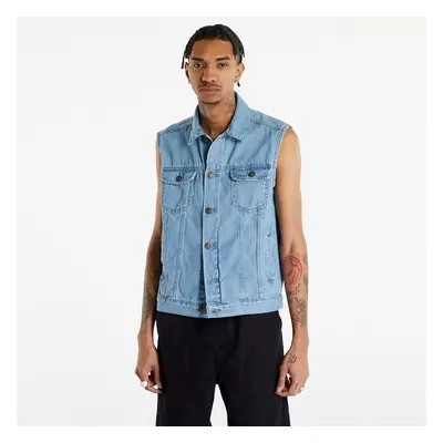 Kabát Urban Classics Denim Vest Lighter Washed