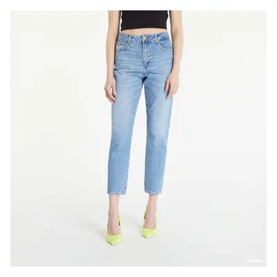 Nadrágok Noisy May Nmisabel High Waisted Mom Jeans Blue