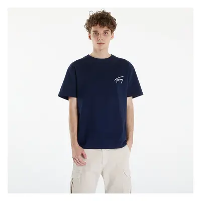 Póló Tommy Jeans Reg Signature Tee Blue