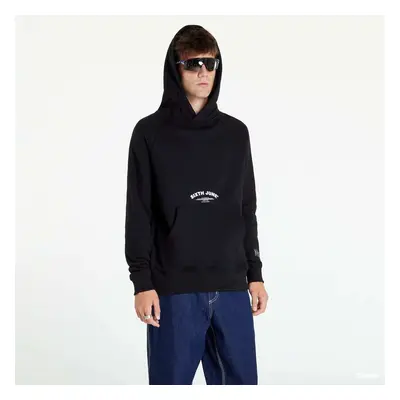 Pulóver Sixth June Curved Logo Hoodie Black