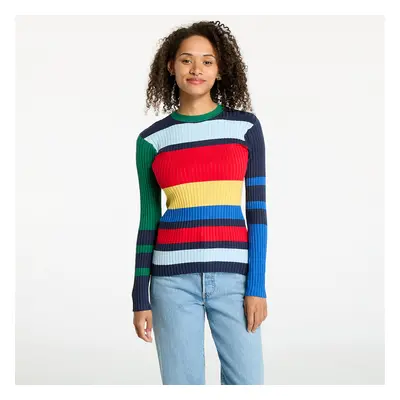 Pulóver Wrangler Slim Rib Sweater Navy