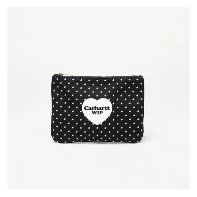 Tárca Carhartt WIP Canvas Graphic Zip Wallet Heart Bandana Print/ Black