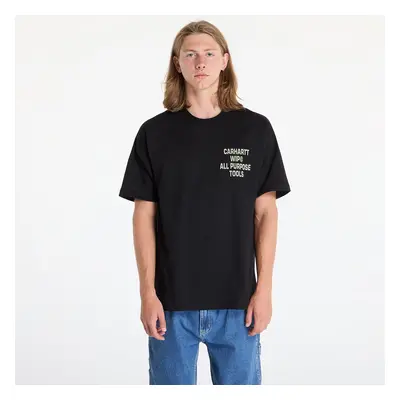 Póló Carhartt WIP S/S Cross Screw T-Shirt UNISEX Black