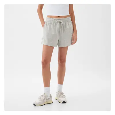 Sort GAP Logo Shorts Light Heather Grey B08