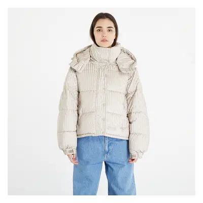 Kabát Sixth June O/S Special Fabric Puffer Jacket Beige