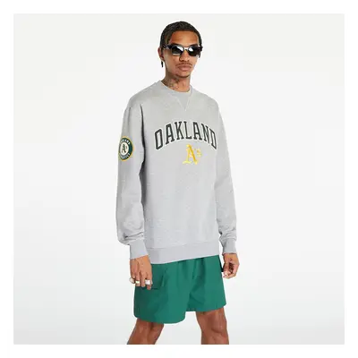 Pulóver New Era Oakland Athletics Mlb Large Logo Crew Neck Sweatshirt Grey