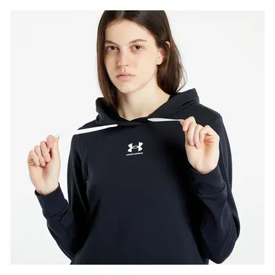 Pulóver Under Armour Rival Terry Hoodie Black/ White