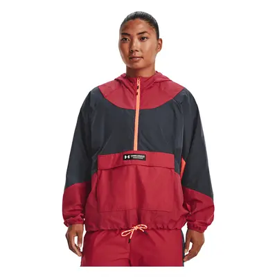 Kabát Under Armour Rush Woven Anorak Red