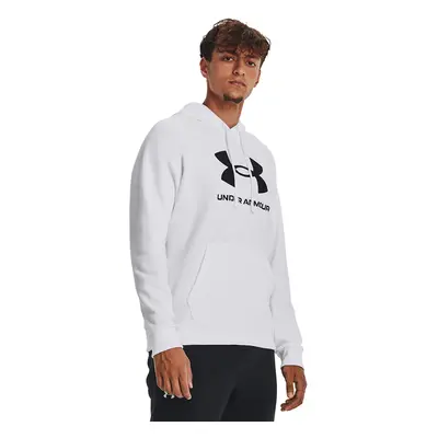 Pulóver Under Armour Rival Fleece Logo Hd White