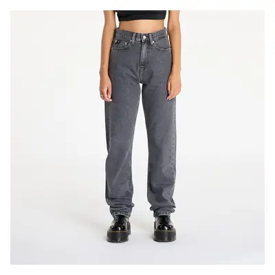 Nadrágok Calvin Klein Jeans High Rise Straight Jeans Grey