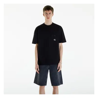 Póló Calvin Klein Jeans Texture Pocket Short Sleeve T-Shirt CK Black