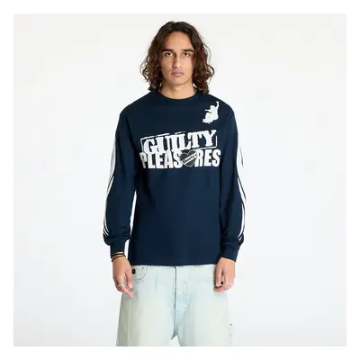 Póló PLEASURES Guilty Long Sleeve Tee Navy