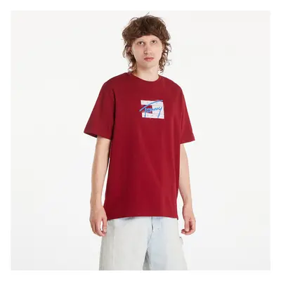 Póló Tommy Jeans Regular Street Flag Tee Red Carpet