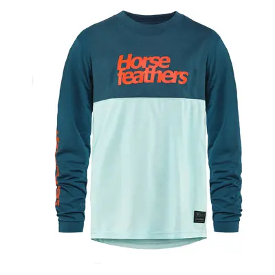 Póló Horsefeathers Fury Ls Youth Bike T-Shirt Sail Blue