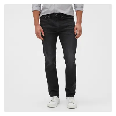 Nadrágok GAP Denim Pants Slim Dark Grey 007