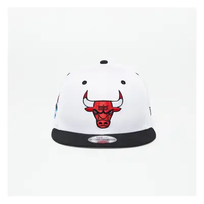 Baseball sapka New Era Chicago Bulls White Crown Patch 9Fifty Snapback Cap Optic White/ Black