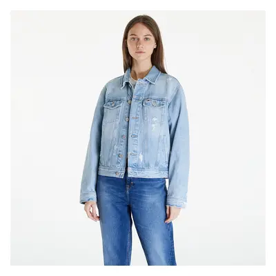 Kabát Tommy Jeans Mom Classic Jeans Jacket Denim Light