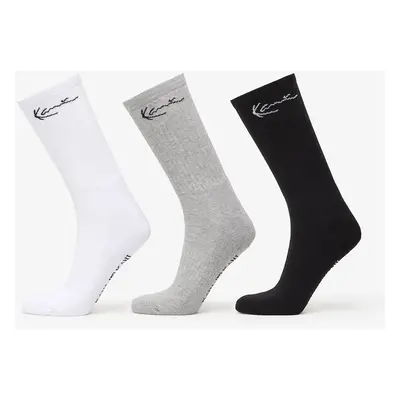 Karl Kani Signature Socks 3-Pack Black/ Grey/ White