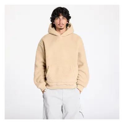 Pulóver Urban Classics Oversized Teddy Hoody Union Beige