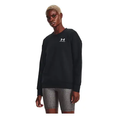 Pulóver Under Armour Essential Fleece Crew Black