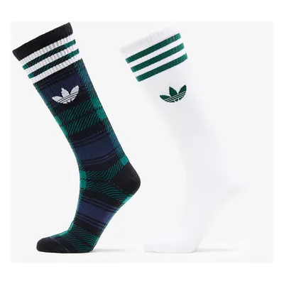 adidas Tartan Crew Sock 2-pack Night Indigo/ White