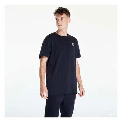 Póló Under Armour Logo Emb Heavyweight Ss Black/ White