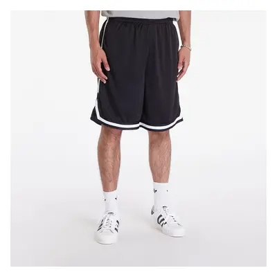 Sort Urban Classics Stripes Mesh Shorts Black/ Black/ White