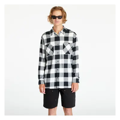 Ing Urban Classics Long Oversized Checked Shirt Black/ White